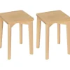 Rootz Living Pallar>Rootz matstolsset i trä - Bokstol - Stapelbar pall - Fuktbeständig - 31cm x 44,5cm x 31cm