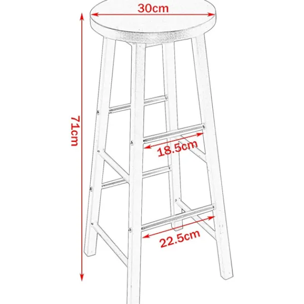 Rootz Living Matgrupper>Rootz Modern Barbord och Pallset - Pubbordsset - Matsalsset i bänkhöjd - Slitstarkt, reptåligt, enkelt underhåll - Stålstomme, MDF-skiva - 120 cm x 40 | Fyndiq