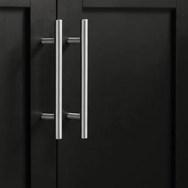 Rootz Living Köksö>Rootz Modern Köksvagn - Dryckesvagn - Serveringsvagn - Topp i rostfritt stål - Handdukshållare - Mobil med hjul - 83cm x 90cm x 46cm