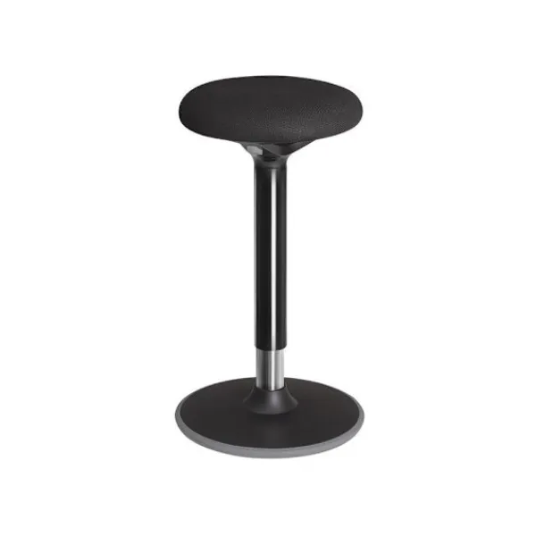 Rootz Living Pallar>Rootz Pall - Arbetspall - Barpall - Bänkpall - Kökspall - Justerbar pall - Svart - Pall för små utrymmen - Svart - 50-65 cm