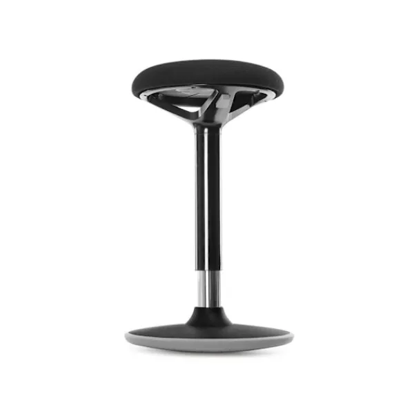 Rootz Living Pallar>Rootz Pall - Arbetspall - Barpall - Bänkpall - Kökspall - Justerbar pall - Svart - Pall för små utrymmen - Svart - 50-65 cm