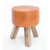 Rootz Living Pallar>Rootz Pall - Pall - Hocker - Puff - Getskinn - Handgjord - Mango