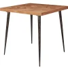 Rootz Living Matbord>Rootz Room Matbord 80x76x80 cm Massivträ Acacia - Metallindustri