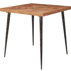 Rootz Living Matbord>Rootz Room Matbord 80x76x80 cm Massivträ Acacia - Metallindustri