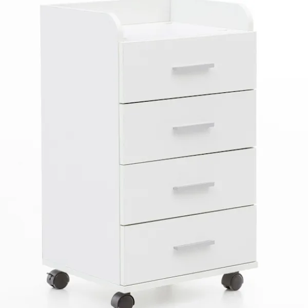 Rootz Living Byråer>Rootz rullcontainer 40 x 70,5 x 33 cm vit - Skrivbordscontainer