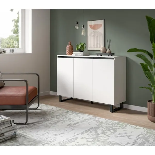 Rootz Living Sideboards>Rootz Sideboard - förvaringsskåp - Buffébord - Easy Care -ytor - 120 cm x 84 cm x 36 cm