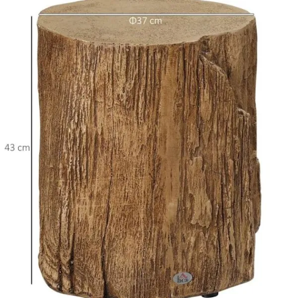 Rootz Living Småbord>Rootz sidobord - Sängbord - Sidobord med stockdesign - Utjämning
