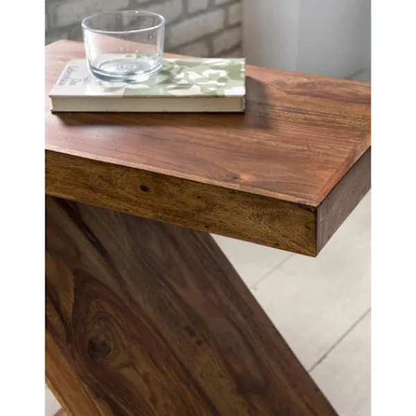 Rootz Living Småbord>Rootz Sidobord - Z-Shape Sidobord - Sidobord - Trä - Brun