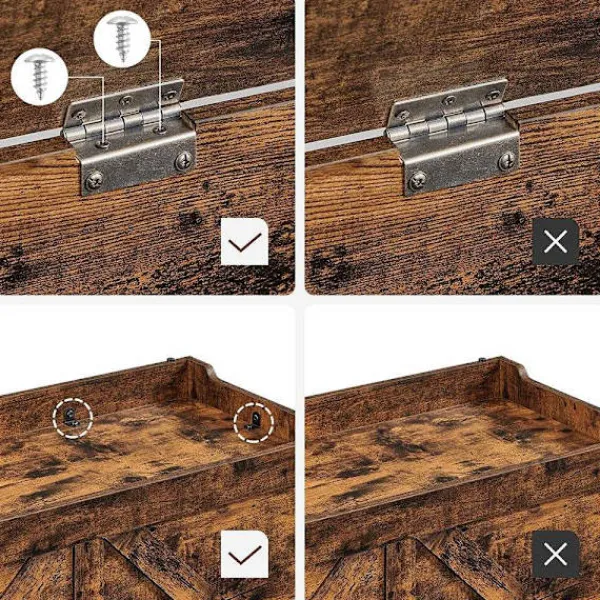 Rootz Living Kistor & Koffertar>Rootz Skobänk - Förvaringsbänk - Bänk med förvaringsutrymme - Skoförvaringsbänk - Skobänk i trä - Spånskiva - Vintage Brun - 100 x 40 x 46 cm