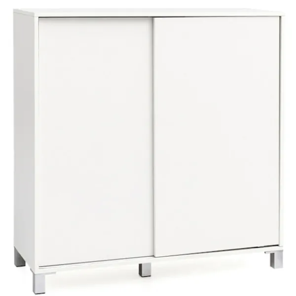 Rootz Living Skåp>Rootz skoskåp trä vit 100x108x37,5 cm hylla hög - Design skohylla Stora 20 par skor Skohylla hall - Skoförvaringsutrymme sparar - Skoförvaring hallmöb | Fyndiq