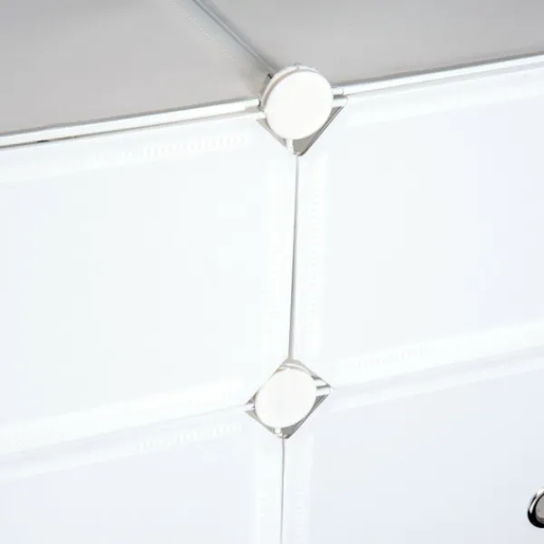 Rootz Living Skåp>Rootz Skåp Garderob - Vit - Stål, Plast - 29,52 cm x 14,56 cm x 28,74 cm
