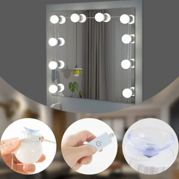 Rootz Living Sminkbord>Rootz Sminkbord - Sminkbord - Sminkställ - Kosmetisk organisering - Beauty Station - Upplyst konsol - Sminkbord - Vit - 90x153x40 cm