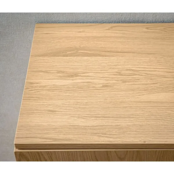 Rootz Living Sideboards>Rootz Stylish Sideboard - Modern Cabinet - Oak Decor Storage Unit - Justerbara hyllor - 140 cm x 80 cm x 39 cm