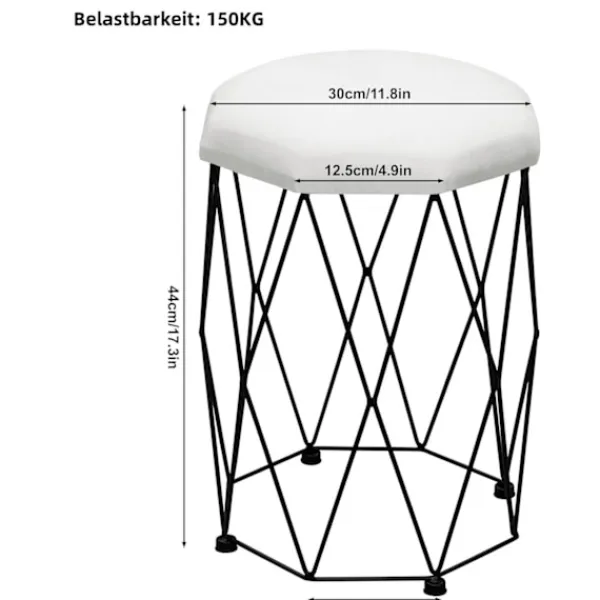 Rootz Living Sminkbord>Rootz toalettbordsset - Makeup Vanity - Beauty Station - Dimble LED Mirror - Velvet Stool - White -brown - 100 x 126 x 40 cm