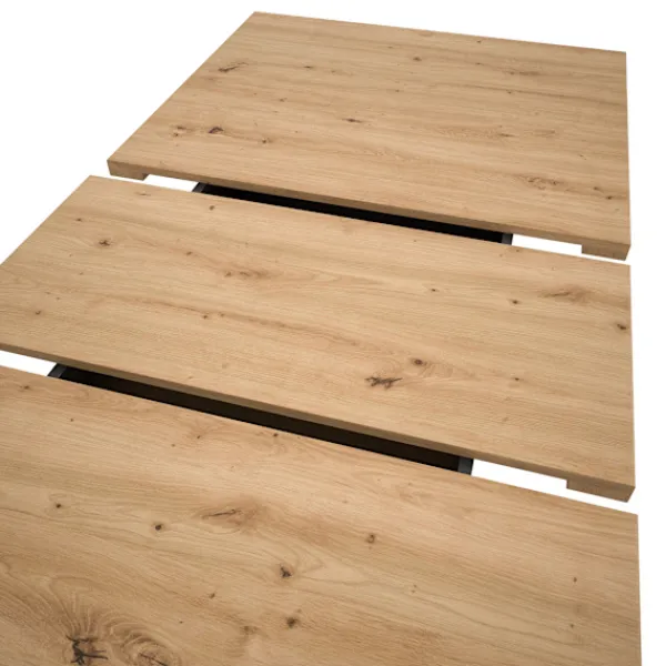Rootz Living Matbord>Rootz utdragbart matbord - utbyggbart matbord - Justerbart bord - Hållbart, lätt att rengöra - 150-190 cm x 76 cm x 80 cm