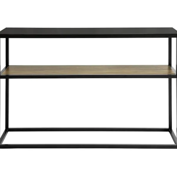 Rootz Living Småbord>Rootz 2-vånings konsolbord - hallbord - vardagsrumsbord - soffbord - sidobord - gavelbord med glasskiva