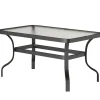 Rootz Living Soffbord>ROTZ SIDABORD - soffbord - balkongbord - Stylsk axeldesign - rundade hörn - 95x55x46 cm svart