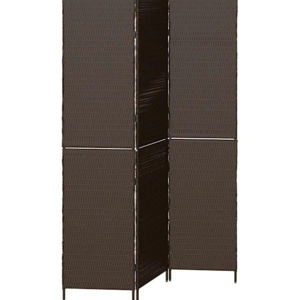 vidaXL Balkongmöbler>Rumsavskiljare Brun 146 x 180 cm konstrotting