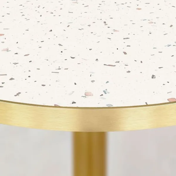 Småbord>Rund högstång Ø 60 cm Rom bistroterrazzo