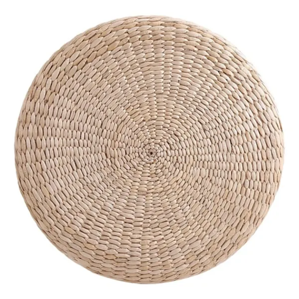 Sittpuffar>Rund Pouf Tatami Kudde 40cm Mjuk Yoga Meditation Matta Golvkuddar Halmfylld för Bekväm Sitta och Avkoppling