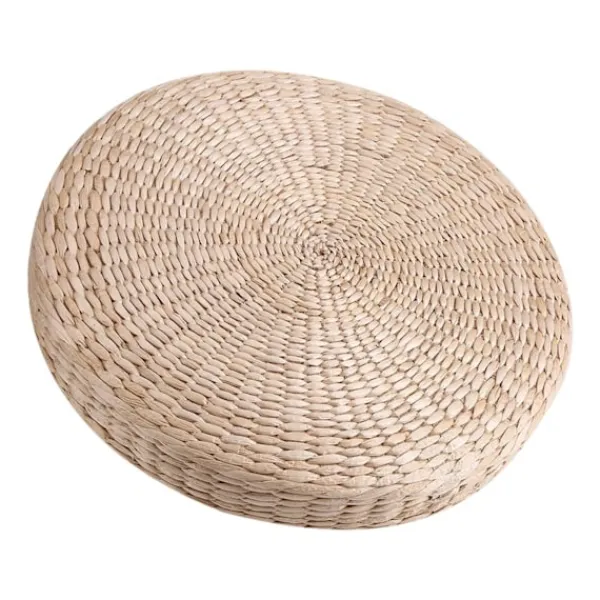 Sittpuffar>Rund Pouf Tatami Kudde 40cm Mjuk Yoga Meditation Matta Golvkuddar Halmfylld för Bekväm Sitta och Avkoppling