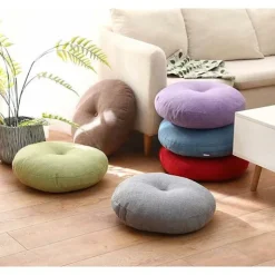 Sittpuffar>Rund sittdyna, 10/15 cm tjocklek, mjuk sittdyna, för hem, kontor, matsal