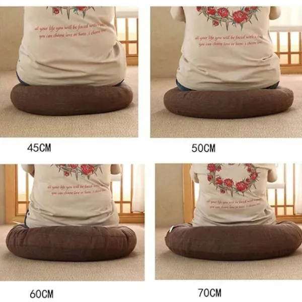 Sittpuffar>Rund sittdyna, 10/15 cm tjocklek, mjuk sittdyna, för hem, kontor, matsal