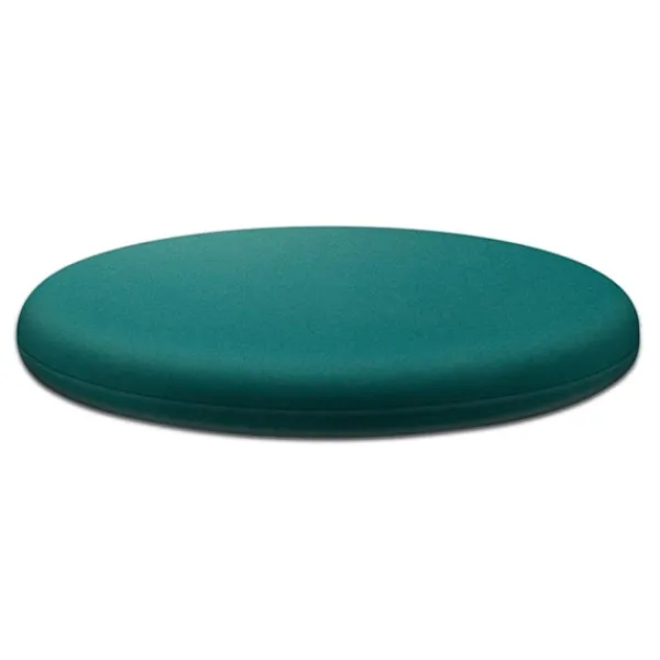 Sittpuffar>Rund Sittdyna i Memory Foam Bekväm Ventilerande Vadderad Pallöverdrag Tvättbar Matta För Hem Sovrum Mörkgrön 40cm