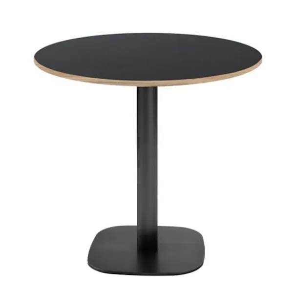 Matbord>Runt bord Ø 70 cm - Runt modell, a träkanter
