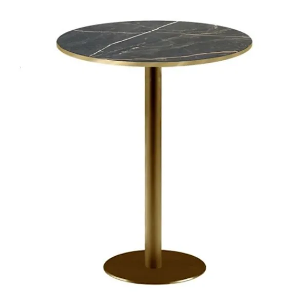 Småbord>Runt högt bord Ø 60 cm Rom bistro brandmarmor