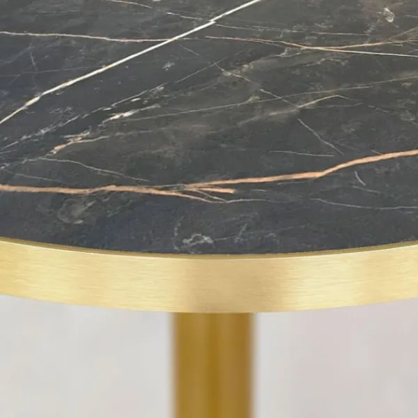 Småbord>Runt högt bord Ø 60 cm Rom bistro brandmarmor