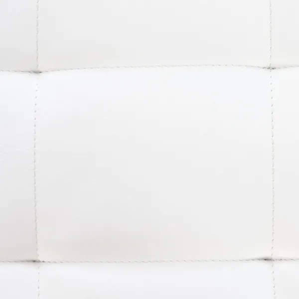 BellaFurn Pallar>Seat Cube, Zitpoef - Versatile & Comant - Rostless Steel Base | Färg: Vit