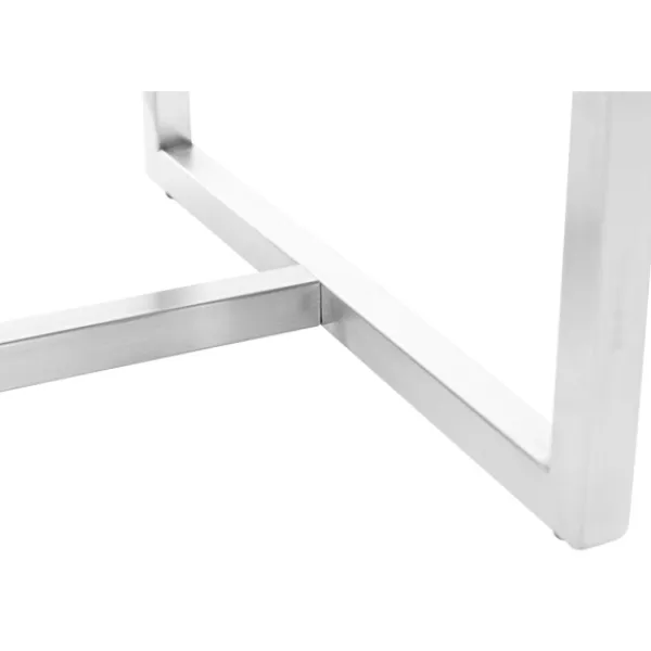 BellaFurn Pallar>Seat Cube, Zitpoef - Versatile & Comant - Rostless Steel Base | Färg: Vit