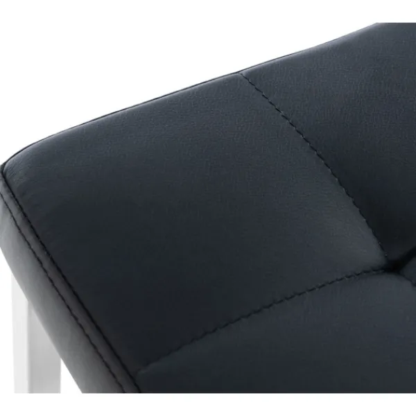 BellaFurn Pallar>Seat Cube, Zitpoef - Versatile & Comant - Rostless Steel Base | Färg: Svart
