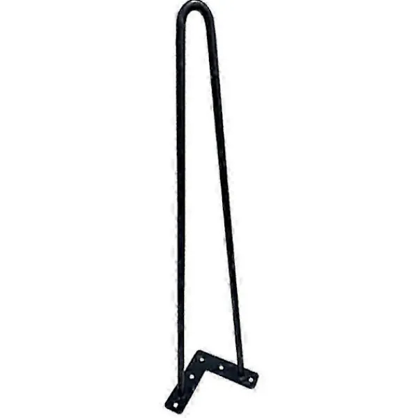 Småbord>Set med 1 bordsben, 2 stänger, 30 cm, i svart metall, max. 150 kg, med skyddsmatta, gör-det-själv soffbordsmöbler lämpliga för olika märken{KDO}