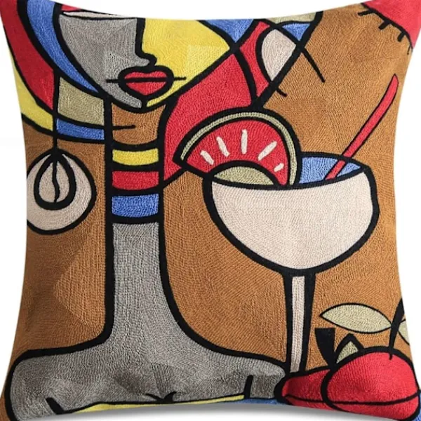 Soffor>Set med 4 Picasso Kuddfodral 45x45 cm Dekorativ Soffkudde - Perfekt