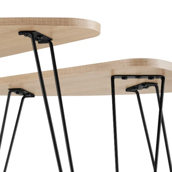 Småbord>Set med 2 sidobord Richmond