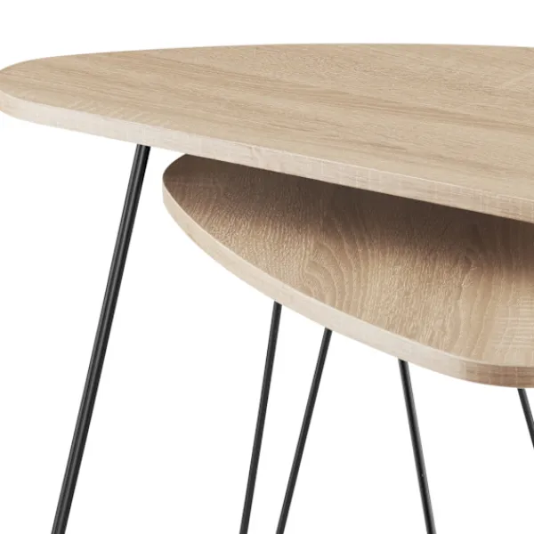 Småbord>Set med 2 sidobord Richmond