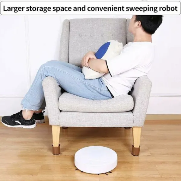 OCEAN Sängar>Set med 4 Sängben i Kolstål, Möbelhöjare Lägger Till 5 cm Höjd