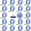 Stolar>Set med 20 st 22 mm möbeltassar i teflon för stolsben, golvskydd, mobila PTFE-möbeltassar med mattsskruvar, för kakel och hårda trägolv