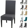 Stolar>Set med 6 Universal Stretch Stolöverdrag - Modern - Grå