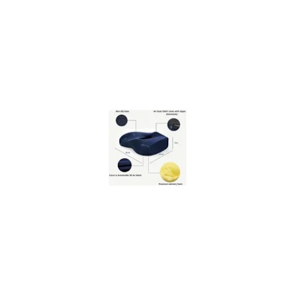 Kontorsmöbler>Set med memory foam, ortopedisk för hemorrojder, bil svanskota kudde, för hemmet, kontoret, gamer, på rullstol, ländryggsstöd, sittdyna, sjukbok