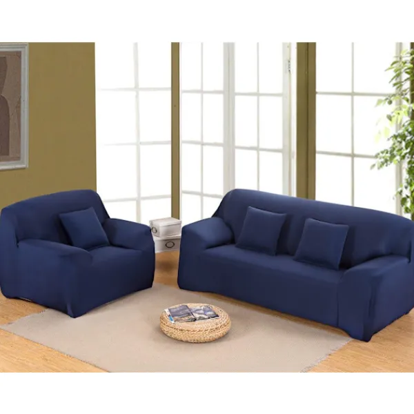 Soffor>Set sofföverdrag med armstöd, sofföverdrag enfärgat stretch sofföverdrag soffhandduk