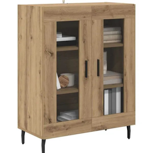 vidaXL Sideboards>Sideboard Artisan Ek 69,5 x 34 x 90 cm Konstruerat trä