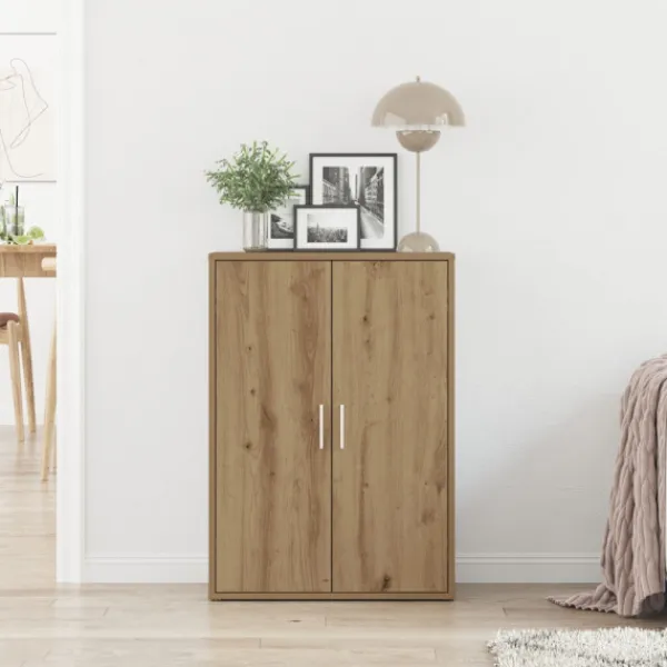 vidaXL Sideboards>Sideboard Artisan Ek 60 x 31 x 84 cm Konstruerat trä