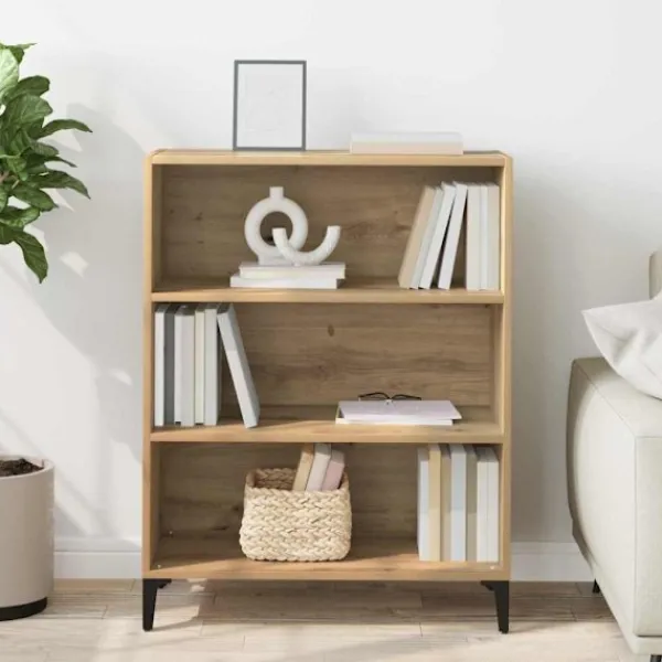 vidaXL Sideboards>Sideboard Artisan Ek 69,5 x 32,5 x 90 cm Konstruerat trä