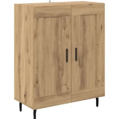 vidaXL Sideboards>Sideboard Artisan Ek 69,5 x 34 x 90 cm Konstruerat trä och järn