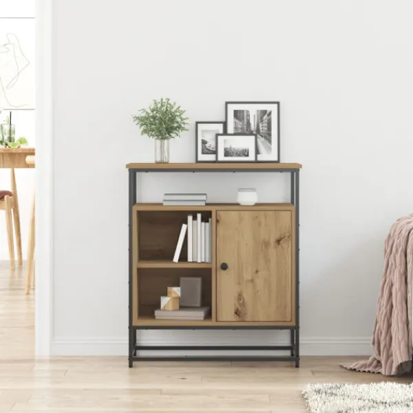 vidaXL Sideboards>Sideboard Artisan Ek 69 x 35 x 80 cm Konstruerat trä