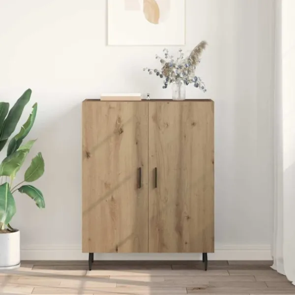 vidaXL Sideboards>Sideboard Artisan Ek 69,5 x 34 x 90 cm Konstruerat trä