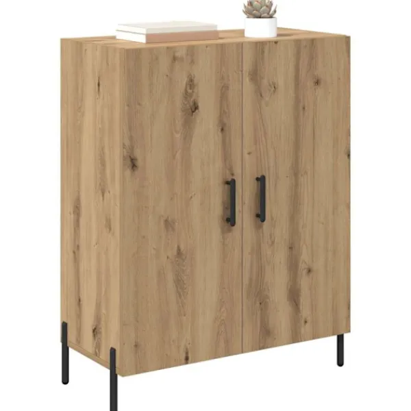 vidaXL Sideboards>Sideboard Artisan Ek 69,5 x 34 x 90 cm Konstruerat trä